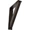 Ekena Millwork Traditional Wrought Iron Bracket, (Triple center brace), Antiqued Bronze 2"W x 7 1/2"D x 10"H BKTM02X07X10TTRABZ - alternate 1